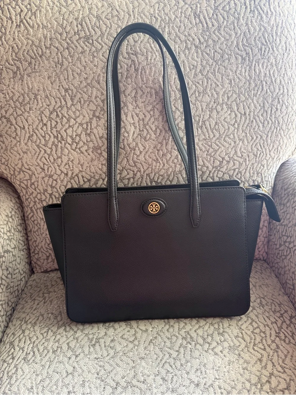 Tory Burch Robinson Pebbled Tote Bag